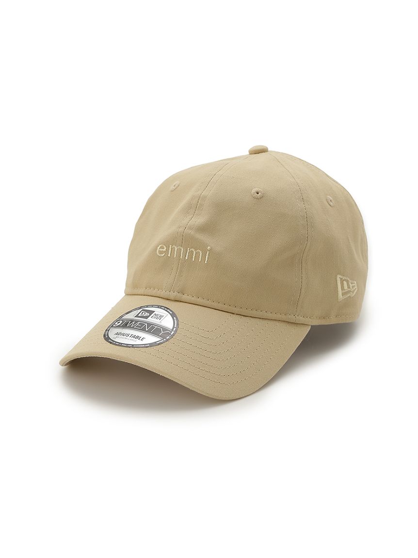 10th【emmi|NEW ERA】9TWENTY ロゴキャンバスキャップ 10th】【emmi|NEW ERA】9TWENTY emmiロゴキャンバスキャップ