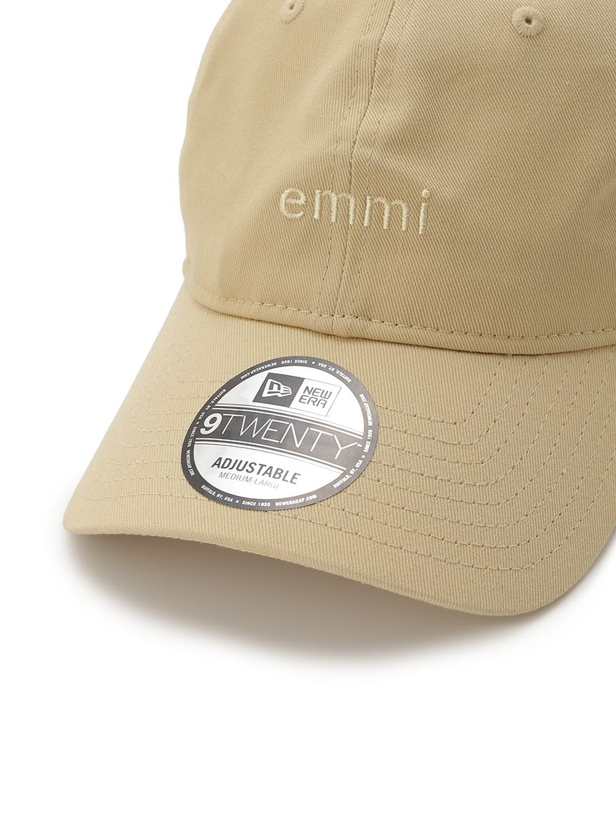 10th】【emmi|NEW ERA】9TWENTY emmiロゴキャンバスキャップ