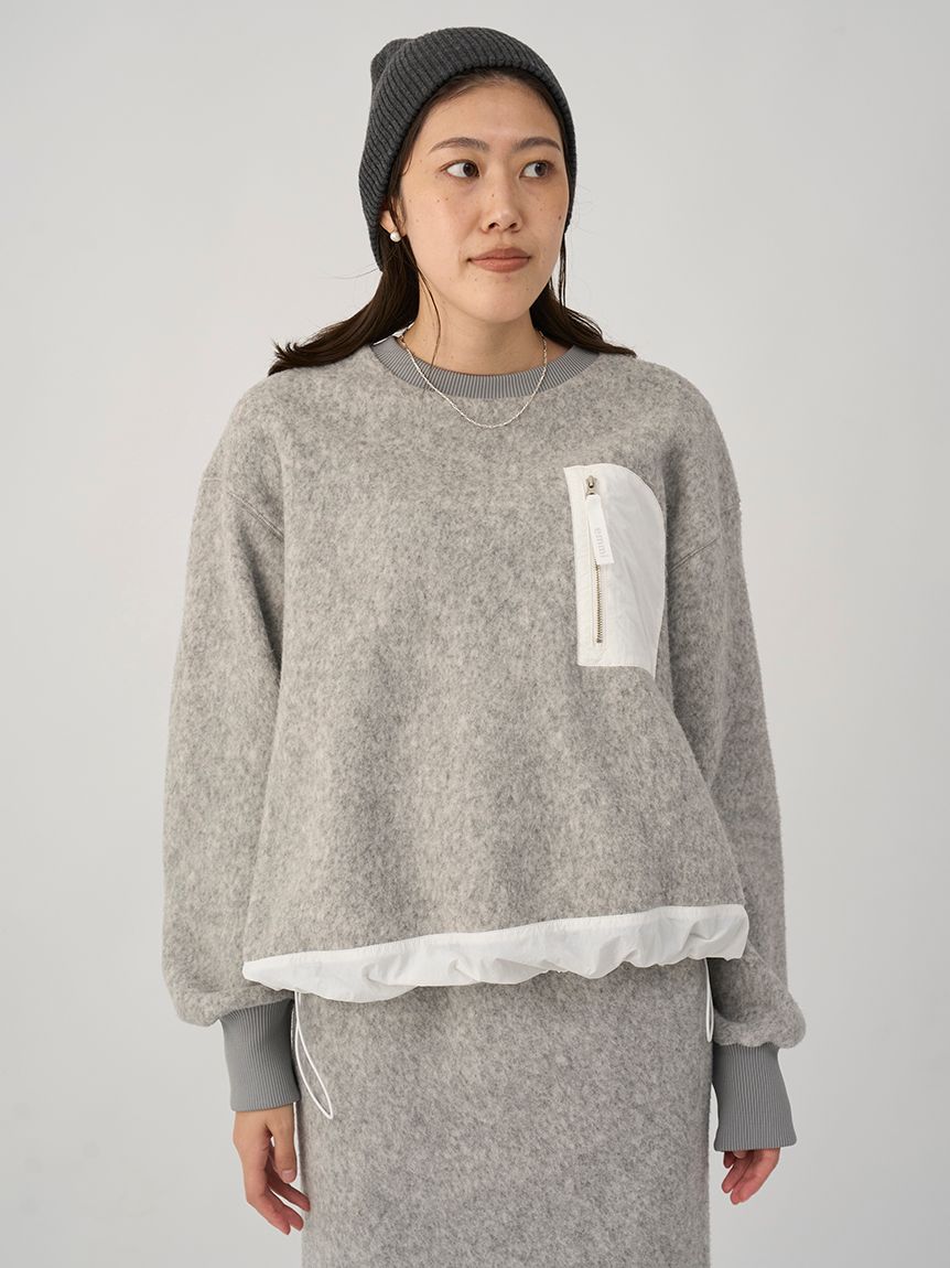 ウールリブニットビーニー(ニット帽)｜帽子｜emmi（エミ）の通販