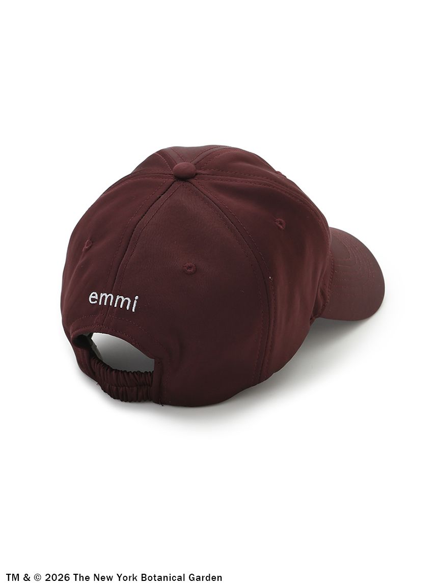 emmi×NYBG】サテンロゴキャップ(キャップ)｜帽子｜emmi（エミ）の通販