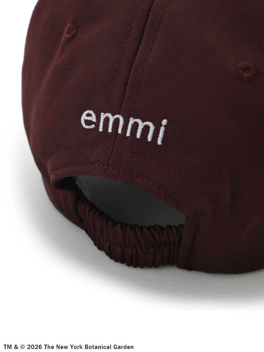 emmi×NYBG】サテンロゴキャップ(キャップ)｜帽子｜emmi（エミ）の通販