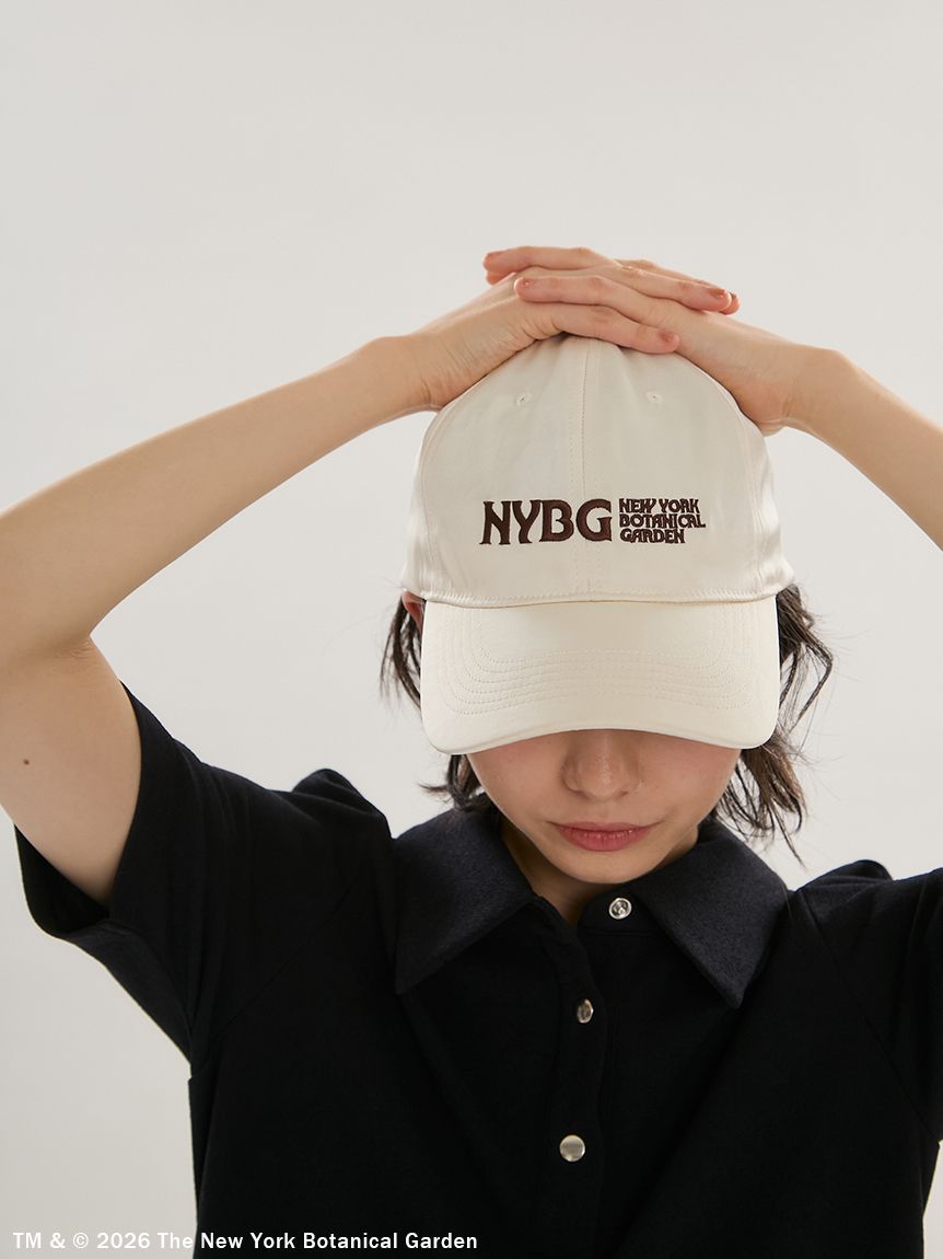 emmi×NYBG】サテンロゴキャップ(キャップ)｜帽子｜emmi（エミ）の通販
