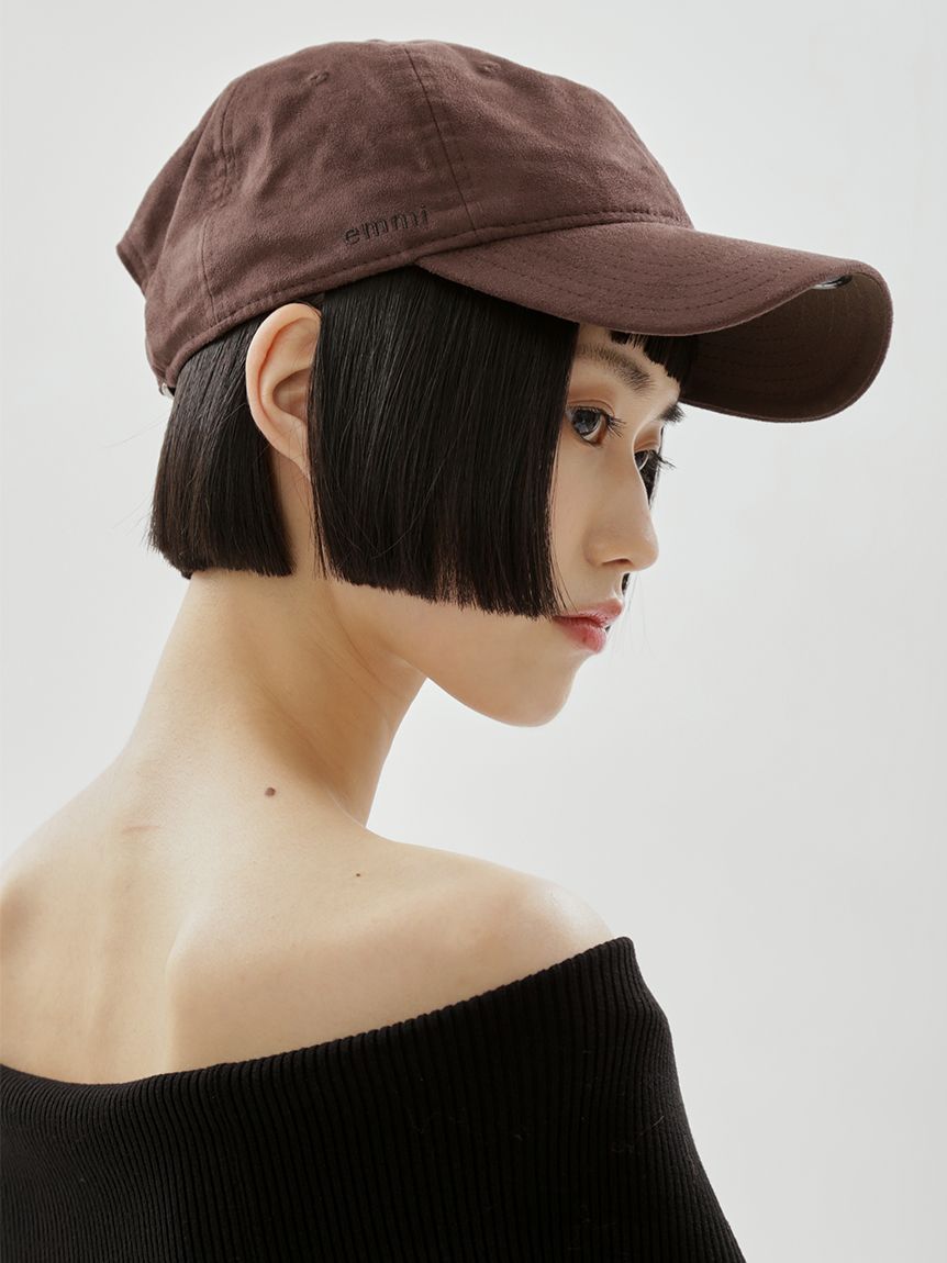 emmi｜NEW ERA(R)】9TWENTY(TM) emmiロゴスエードキャップ(キャップ