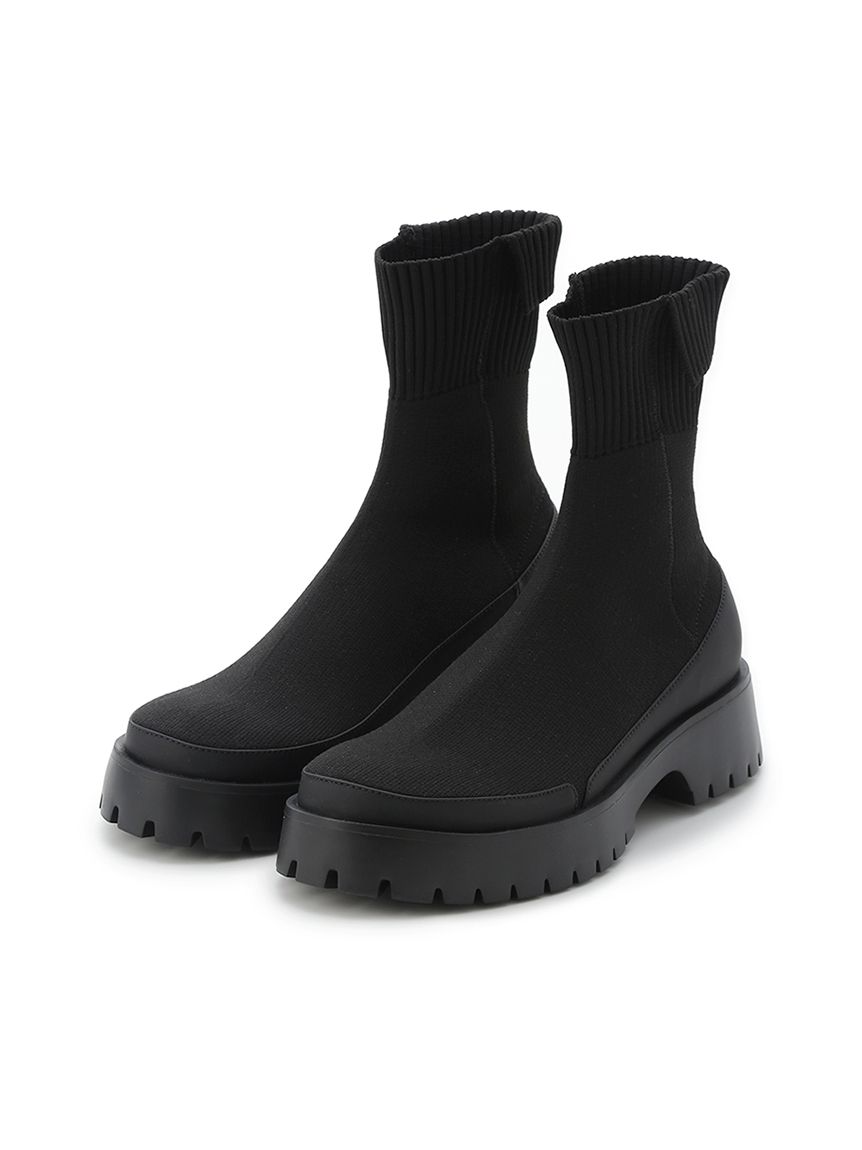 【emmi】eco ロングニットブーツ eco ロングニットブーツ(ロングブーツ)｜シューズ｜emmi（エミ
