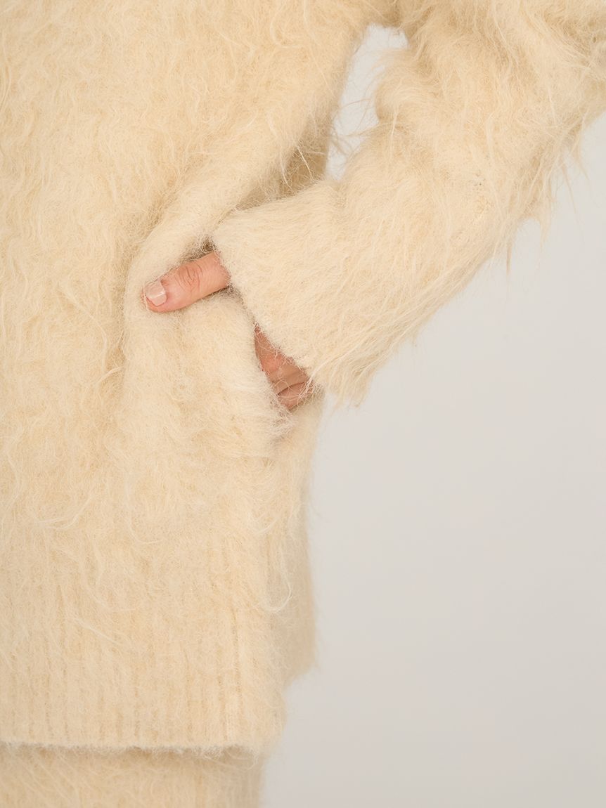 シャギーニットカーディガン(カーディガン)｜トップス｜emmi（エミ）の