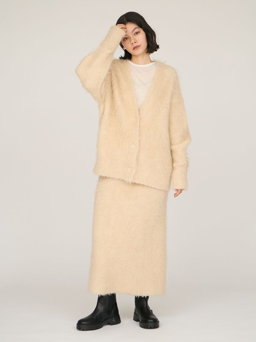 emmi シャギーニット上下セット シャギーニットカーディガン(カーディガン)｜トップス｜emmi（エミ）の