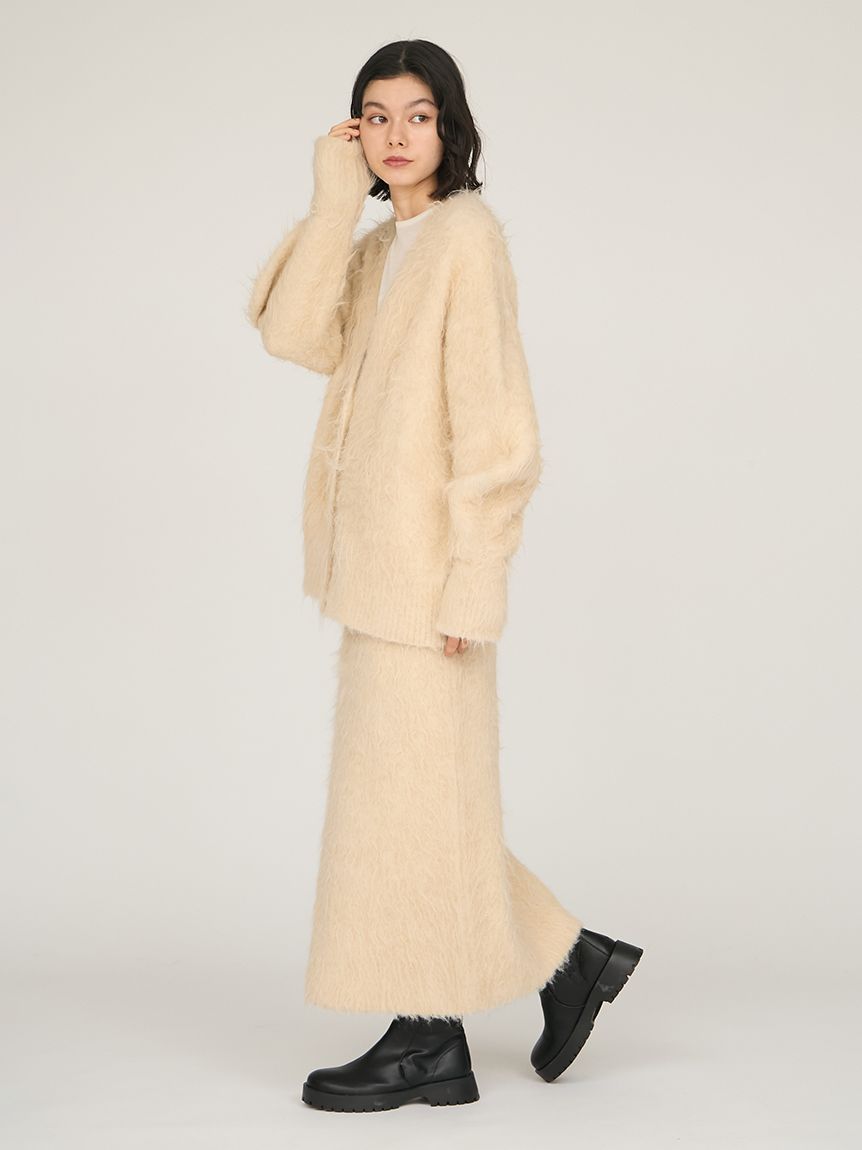 シャギーニットカーディガン(カーディガン)｜トップス｜emmi