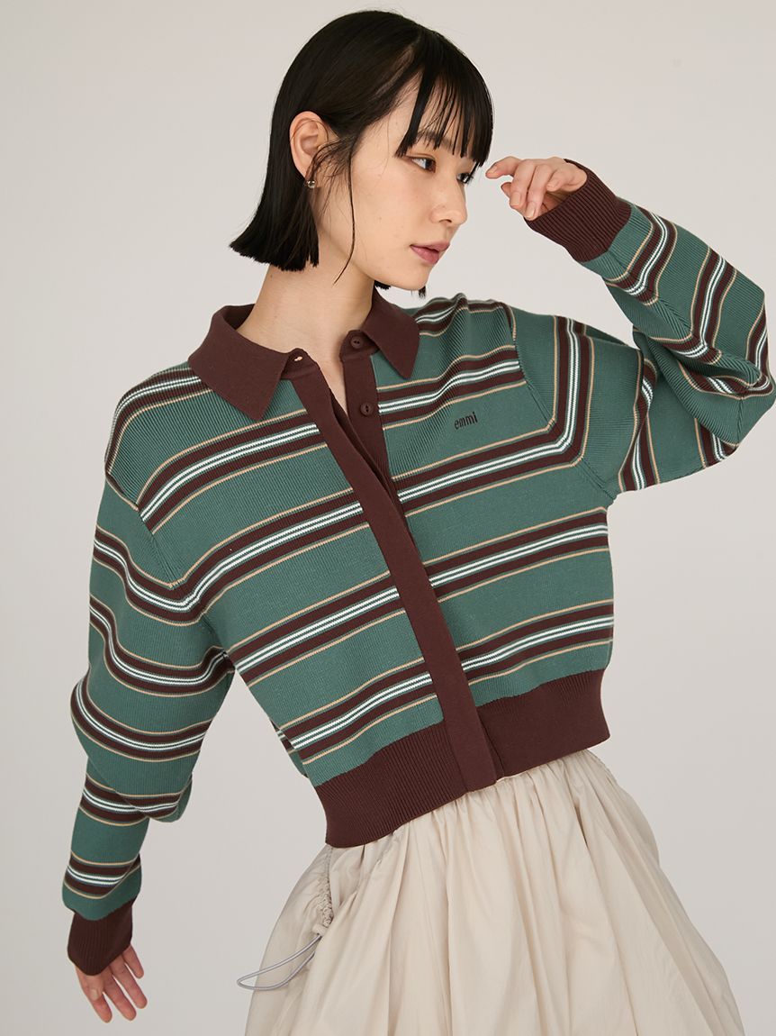 ニットラガーカーディガン(カーディガン)｜トップス｜emmi（エミ）の