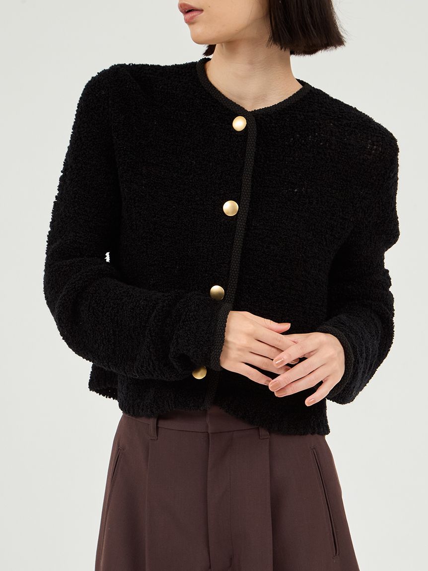 ループヤーンコンパクトカーディガン(カーディガン)｜トップス｜emmi