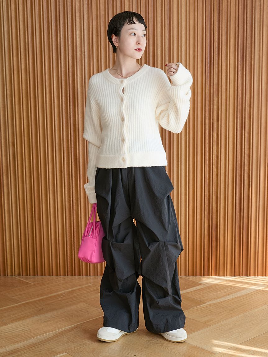 ブラッシュドアンサンブルニット(カーディガン)｜トップス｜emmi（エミ