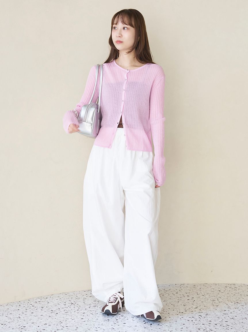 リブシアーカーディガン(カーディガン・ボレロ)｜TOPS｜emmi（エミ）の