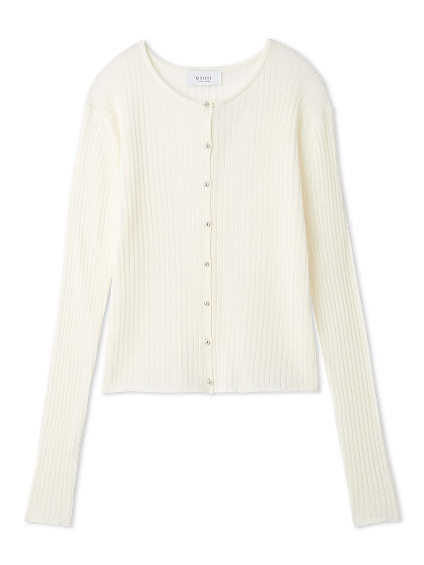 リブシアーカーディガン(カーディガン・ボレロ)｜TOPS｜emmi（エミ）の