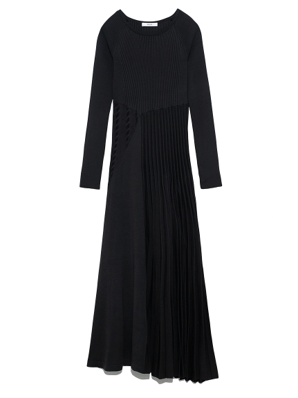 Emmi Atelier アシンメトリーニットワンピース マキシ ロングワンピース ワンピース Emmi エミ の通販サイト 公式