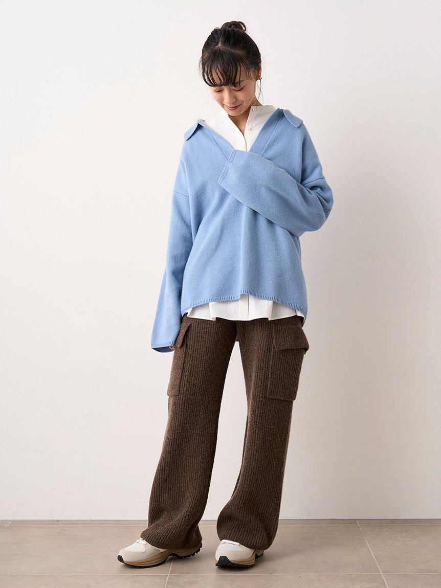 emmi yoga ecoニットガーデ＋ecoニットパンツ＋ベーシックキャミ3点 ヨガ
