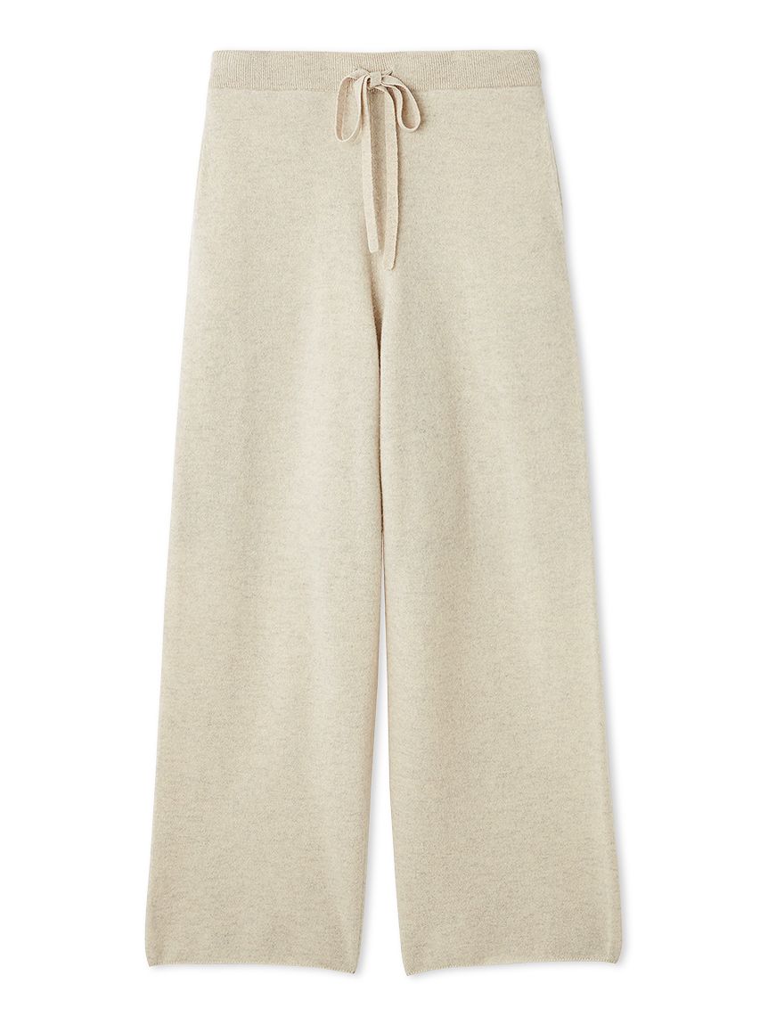 セットアップ対応】ラムウールニットパンツ(ロングパンツ)｜パンツ