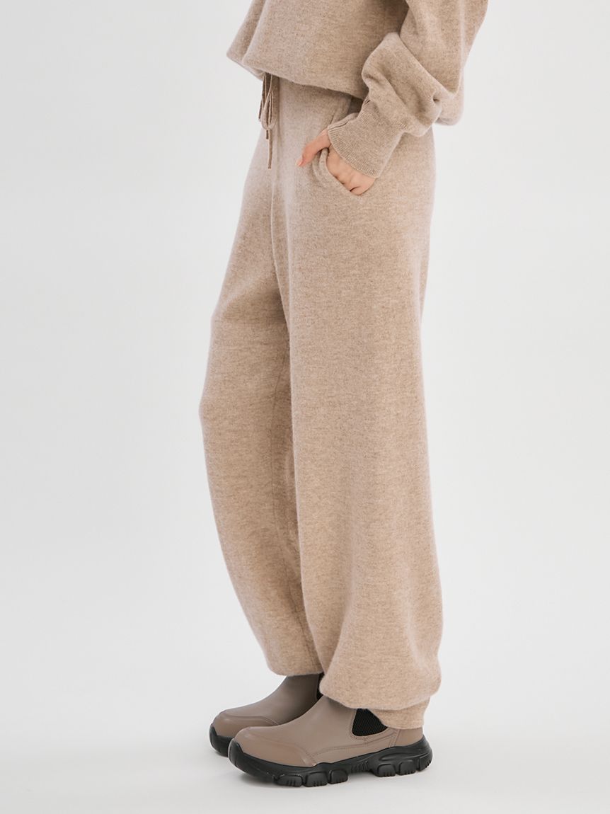 ウール100％ニットパンツ【セットアップ対応】(ロングパンツ)｜PANTS