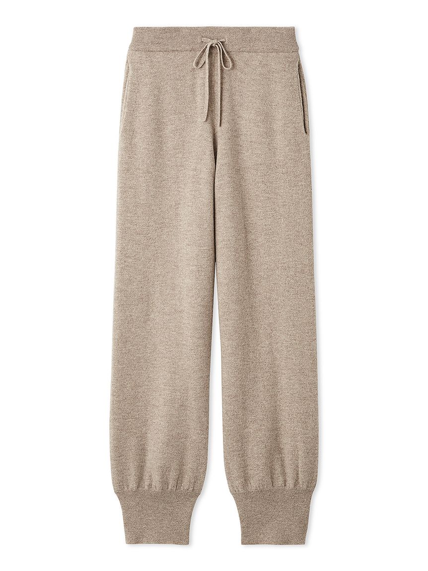 し*る様 ¥84,700【PG/5】ツインニットスニード&パンツセットアップパー ウール100％ニットパンツ【セットアップ対応】(ロングパンツ)｜PANTS