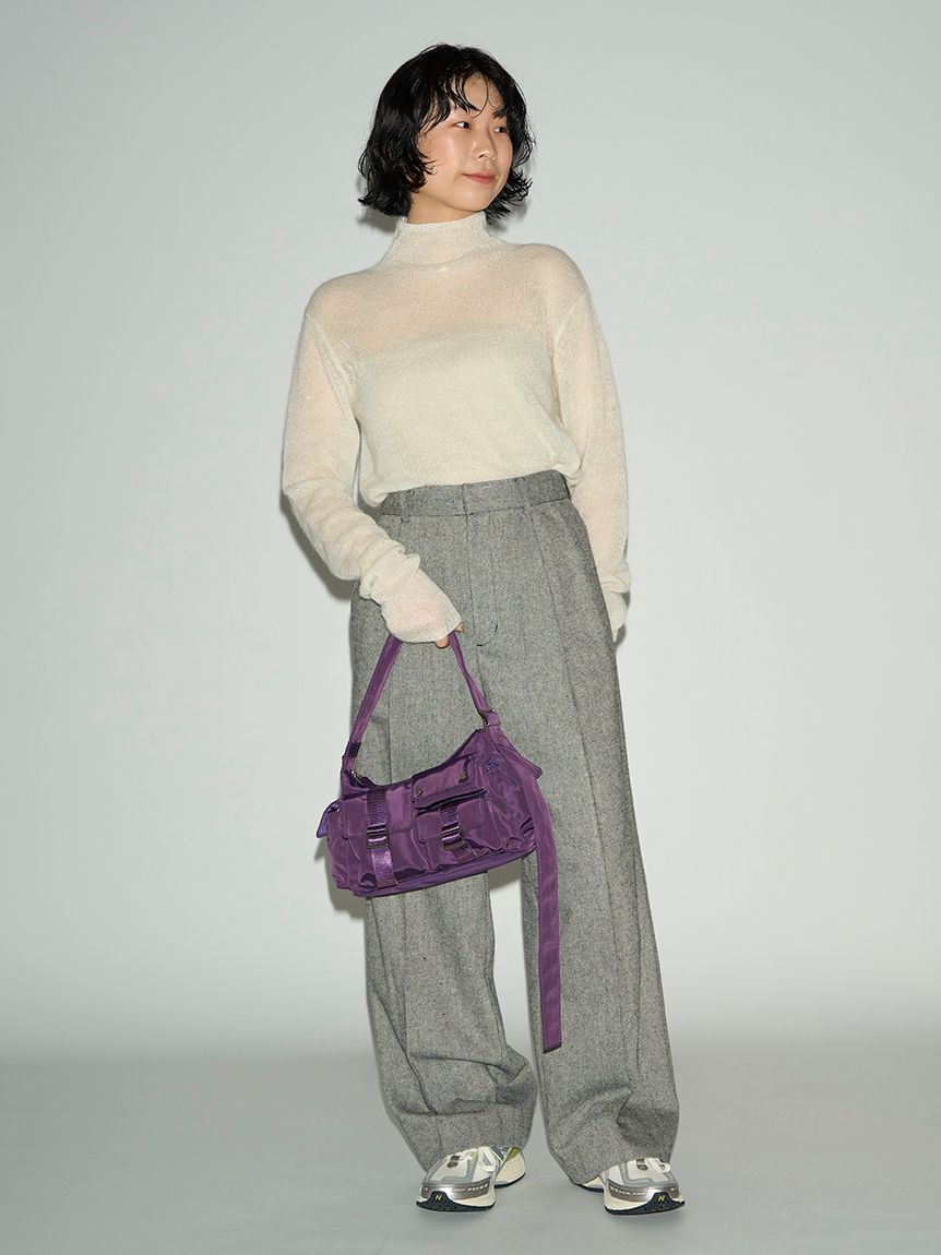 セール】【WEB限定・洗える】モヘア混ソフトシアータートル