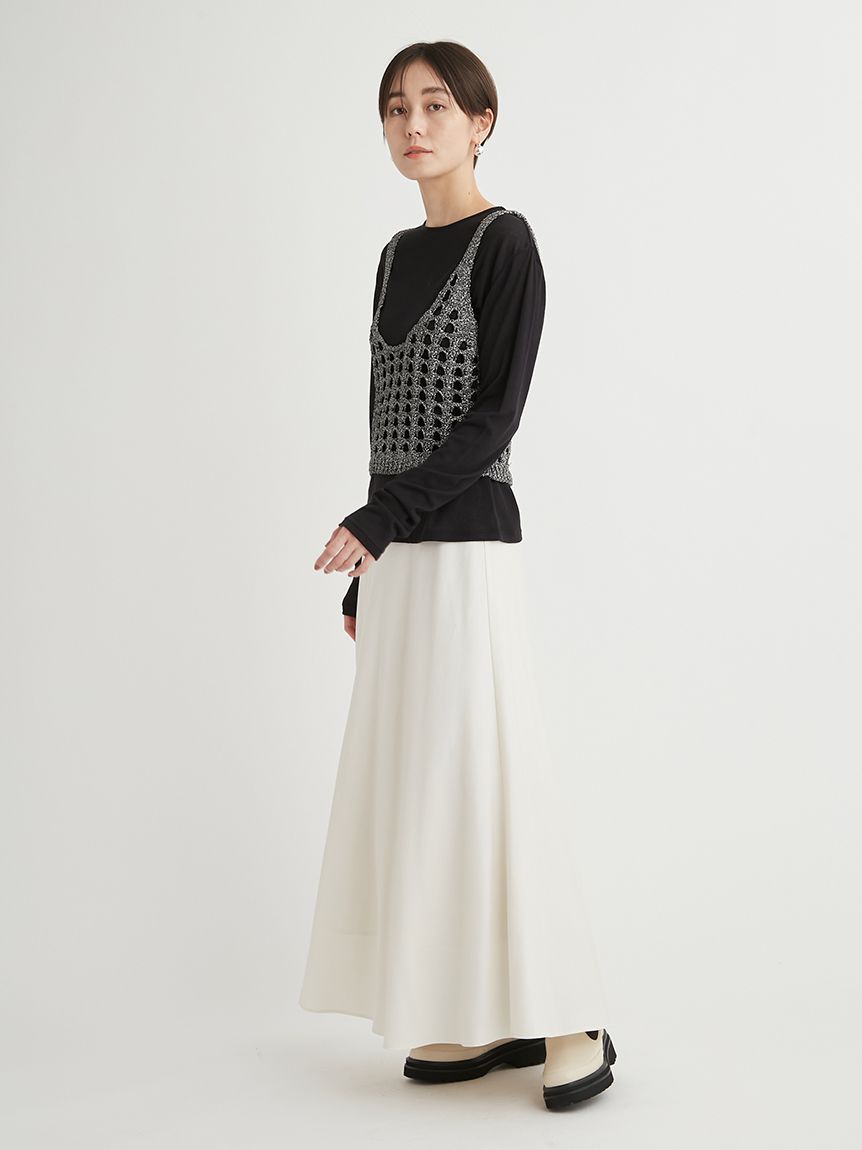 emmi atelier - emmi 今期完売オーガンジービスチェの通販 by