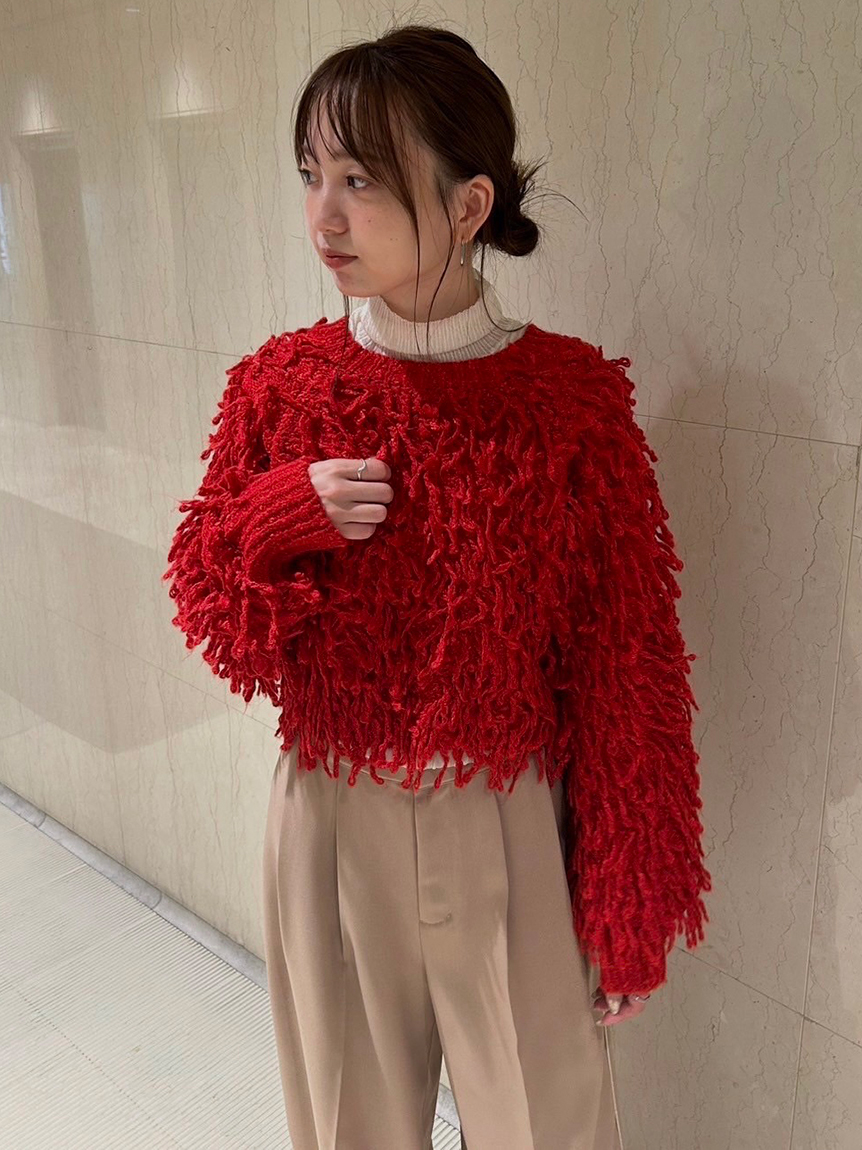 ETRO パターンインターシャ ニットトップ | ブルー | FARFETCH JP