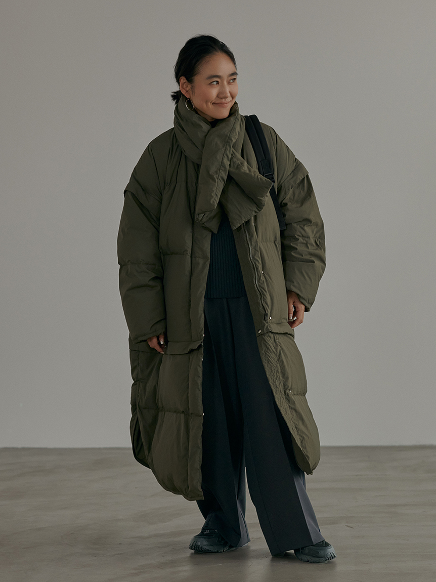 emmi エミ カシミアハイネックニットプルオーバー
