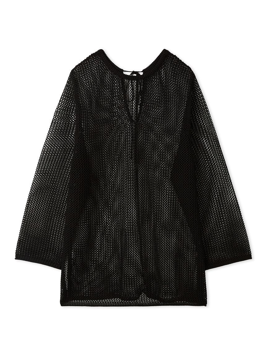 emmi☆2WAYメッシュニットトップス　黒 2wayメッシュニットトップス(ニット)｜トップス｜emmi（エミ）の