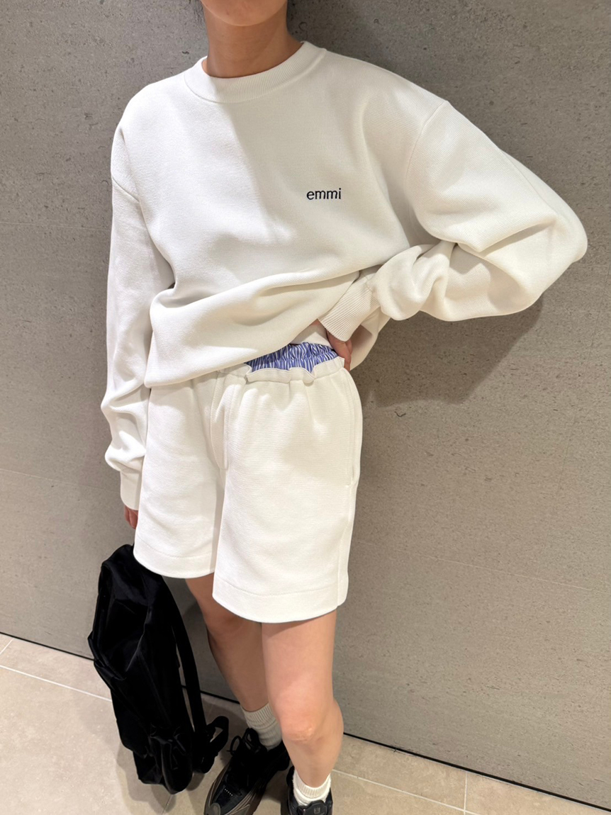 10th】emmiロゴミラノリブトップス(Tシャツ/カットソー