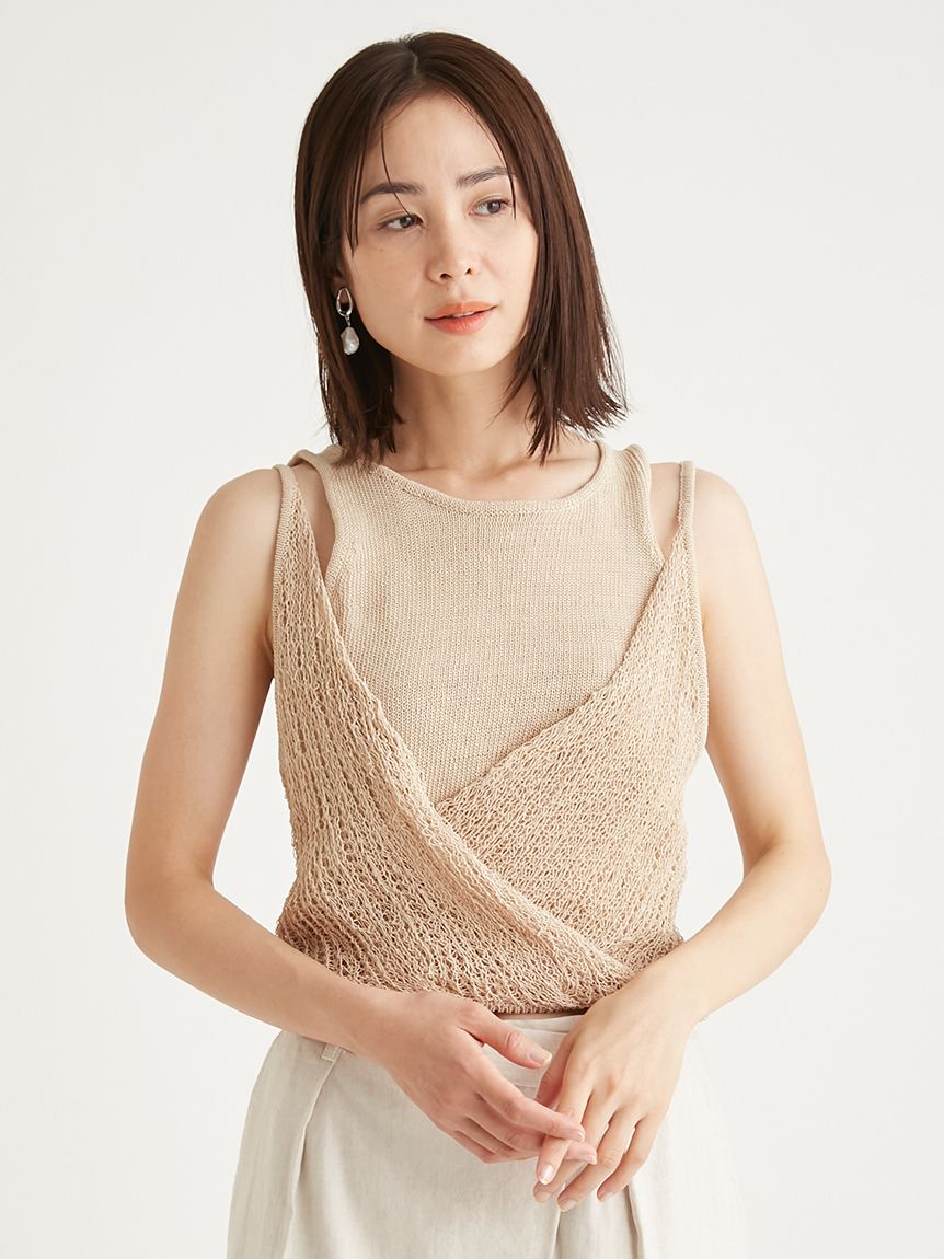 【新品タグ付】emmi コードニットタンクトップ emmi｜コードニットタンクトップ | Rakuten Fashion(楽天