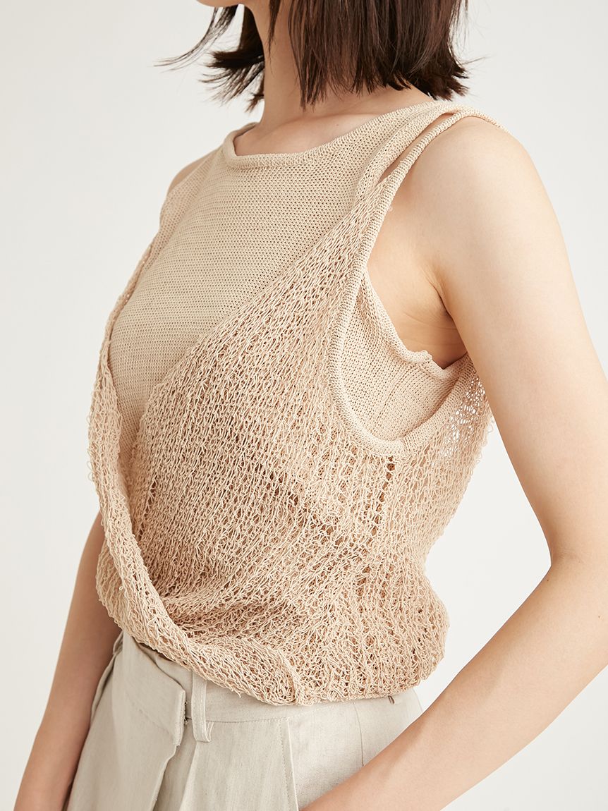 【新品タグ付】emmi コードニットタンクトップ emmi｜コードニットタンクトップ | Rakuten Fashion(楽天