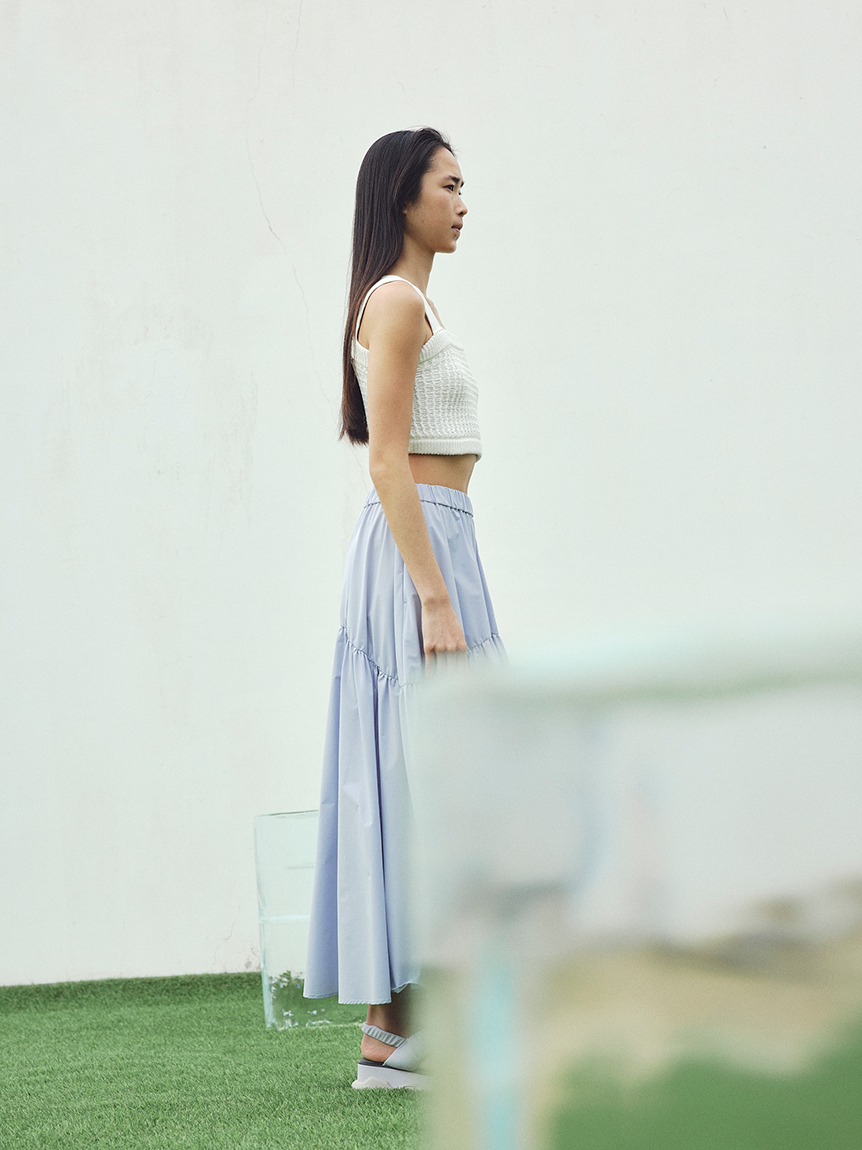 メッシュニットベアトップス emmi｜メッシュニットベアトップス | Rakuten Fashion(楽天