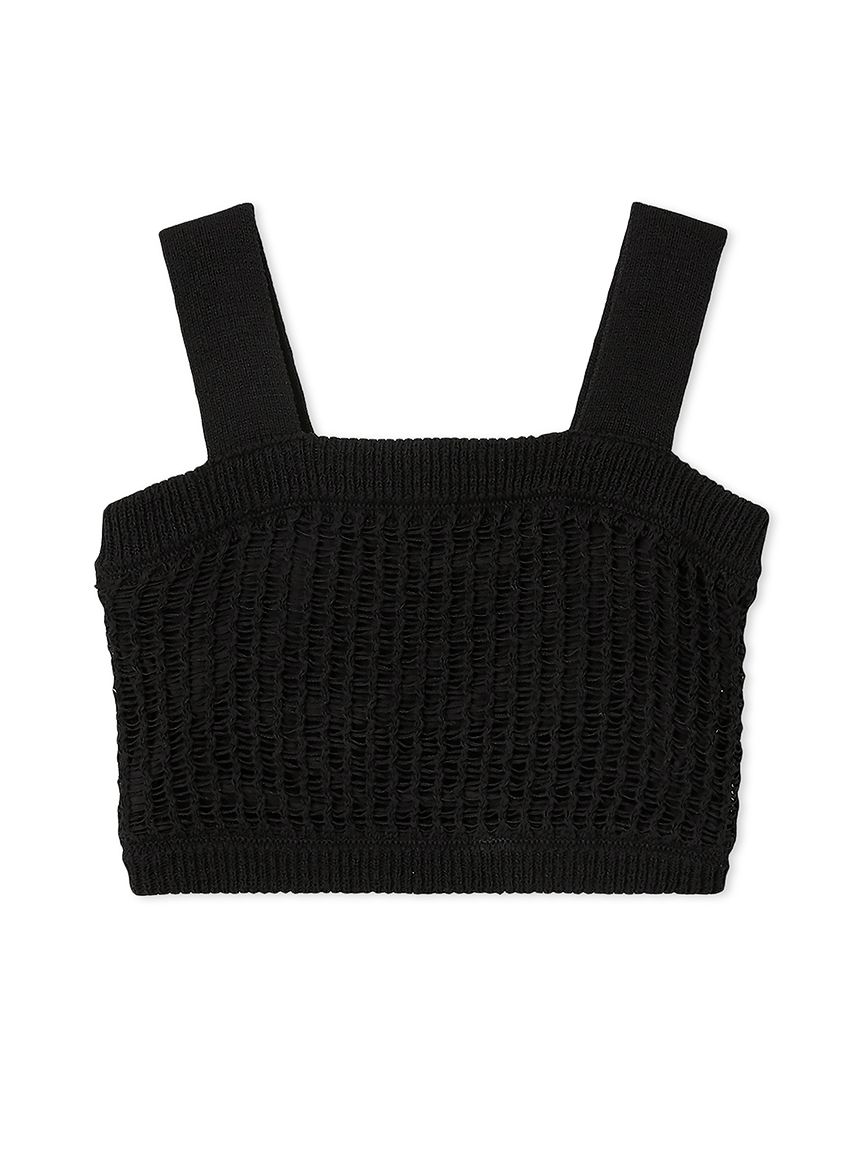 メッシュニットベアトップス メッシュニットベアトップス(カットソー)｜トップス｜emmi（エミ