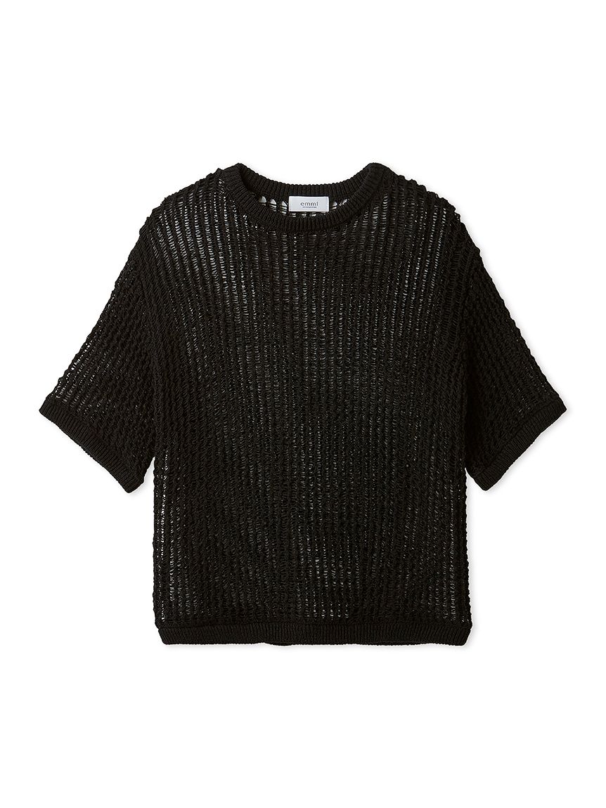 メッシュニットルーズトップス(カットソー)｜トップス｜emmi