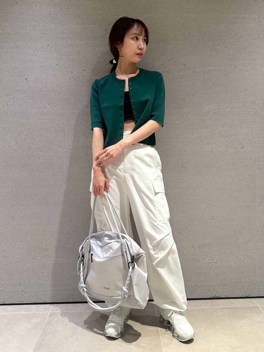 トップス emi ハーフスリーブニットトップス(カットソー)｜トップス｜emmi