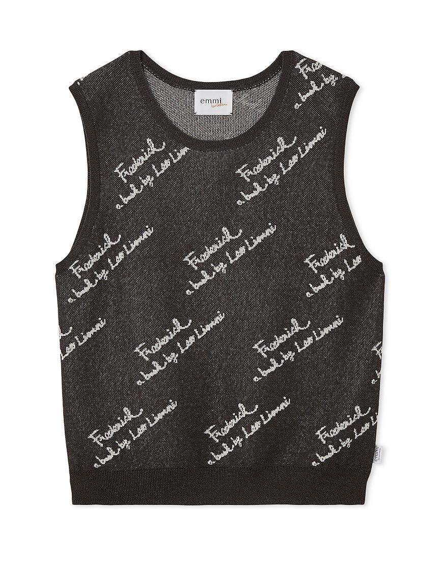emmi×Leo Lionni】ジャガードニットタンク(タンクトップ