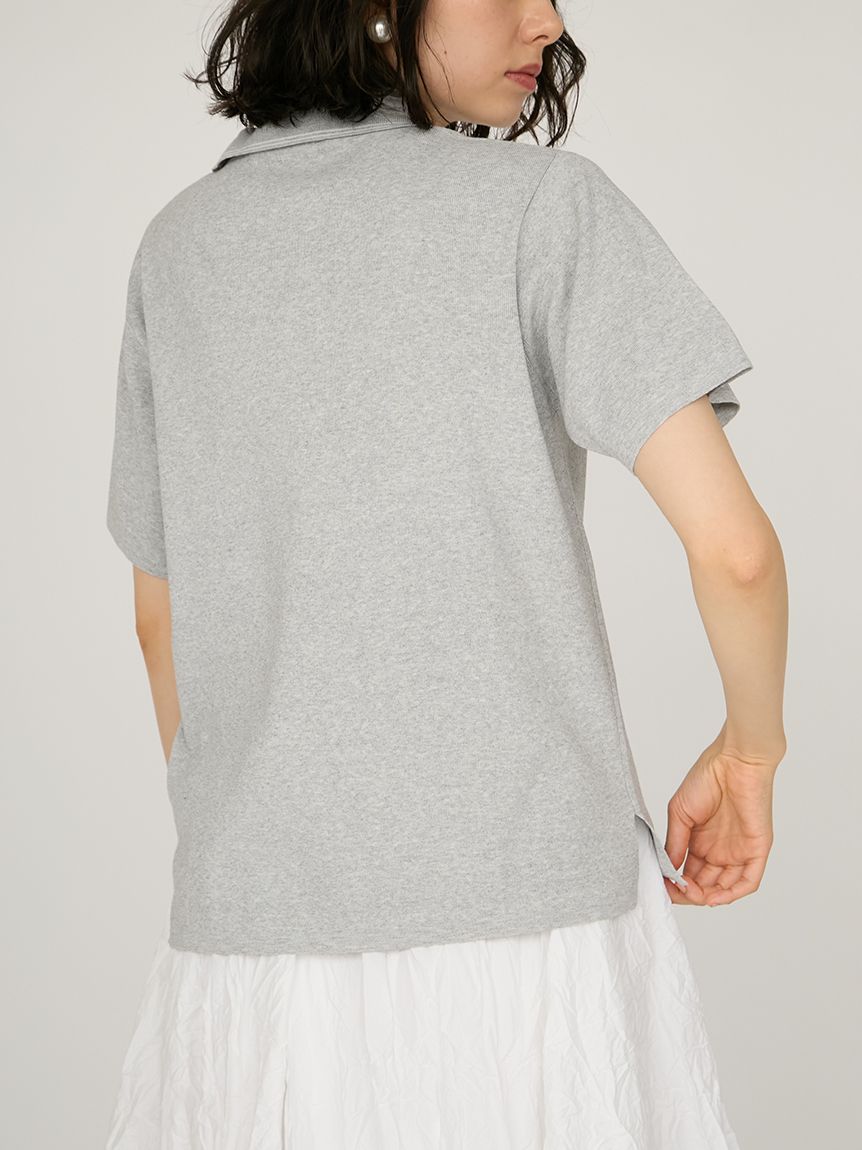 emmiロゴニットポロトップス(ニット)｜トップス｜emmi（エミ）の