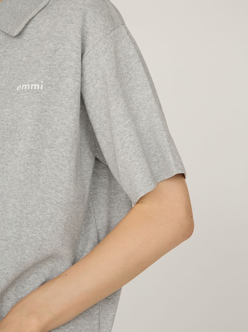 エミ emmi ニットポロトップス （WHT） エミ emmi ニットポロトップス （WHT） -ファッション通販