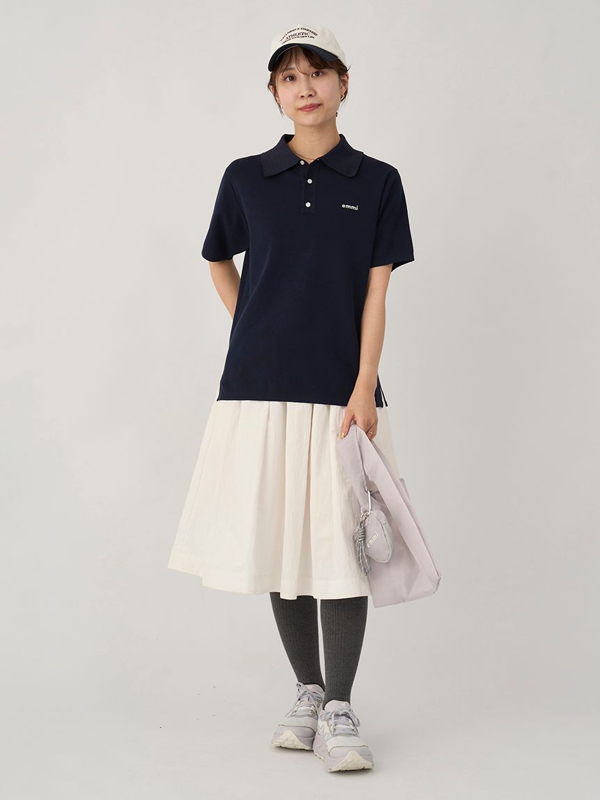 emmiロゴニットポロトップス(ニット)｜トップス｜emmi（エミ）の通販