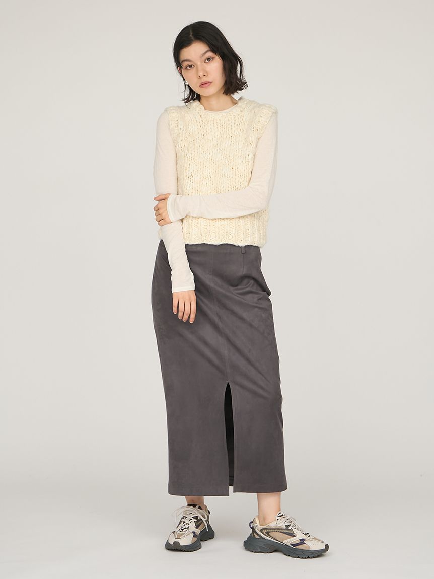 emmi ウールミックスハンドニットベスト emmi｜ウールミックスハンドニットベスト | Rakuten Fashion