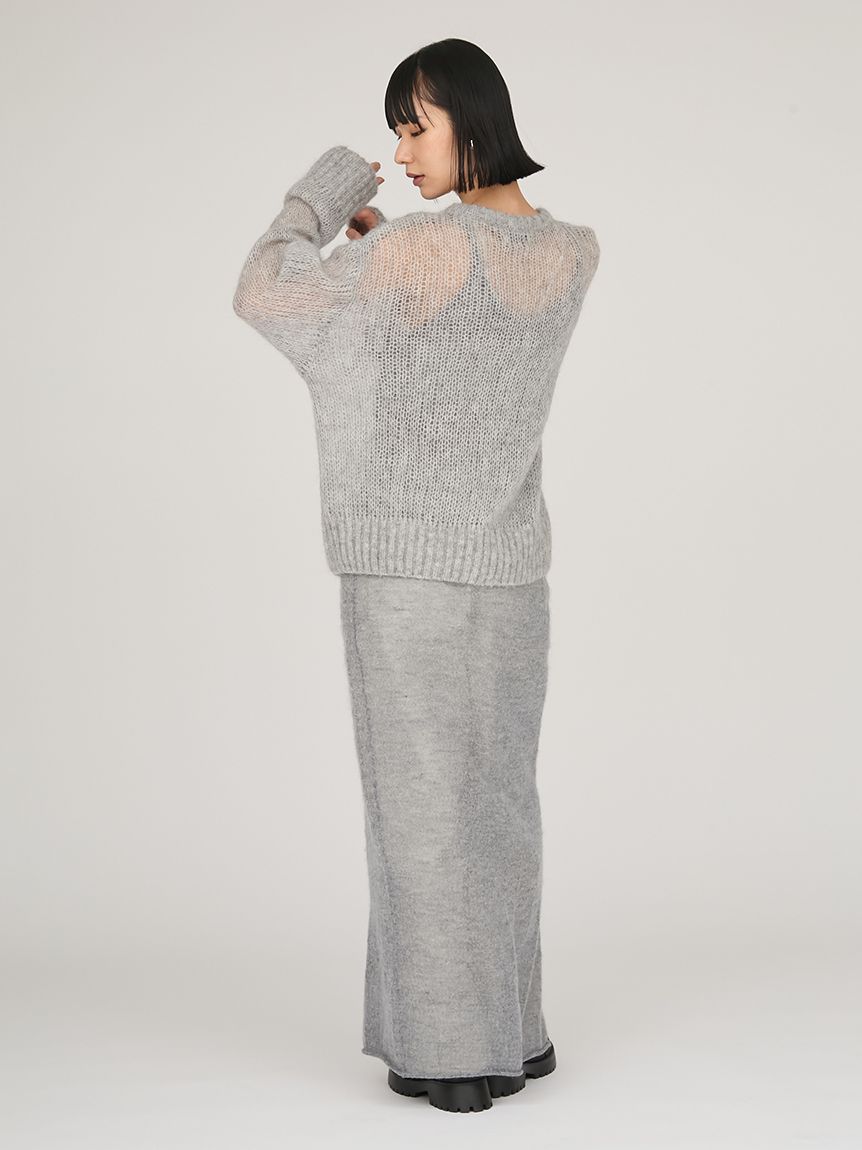 emmiロゴモヘアニットトップス(ニット)｜トップス｜emmi（エミ）の通販