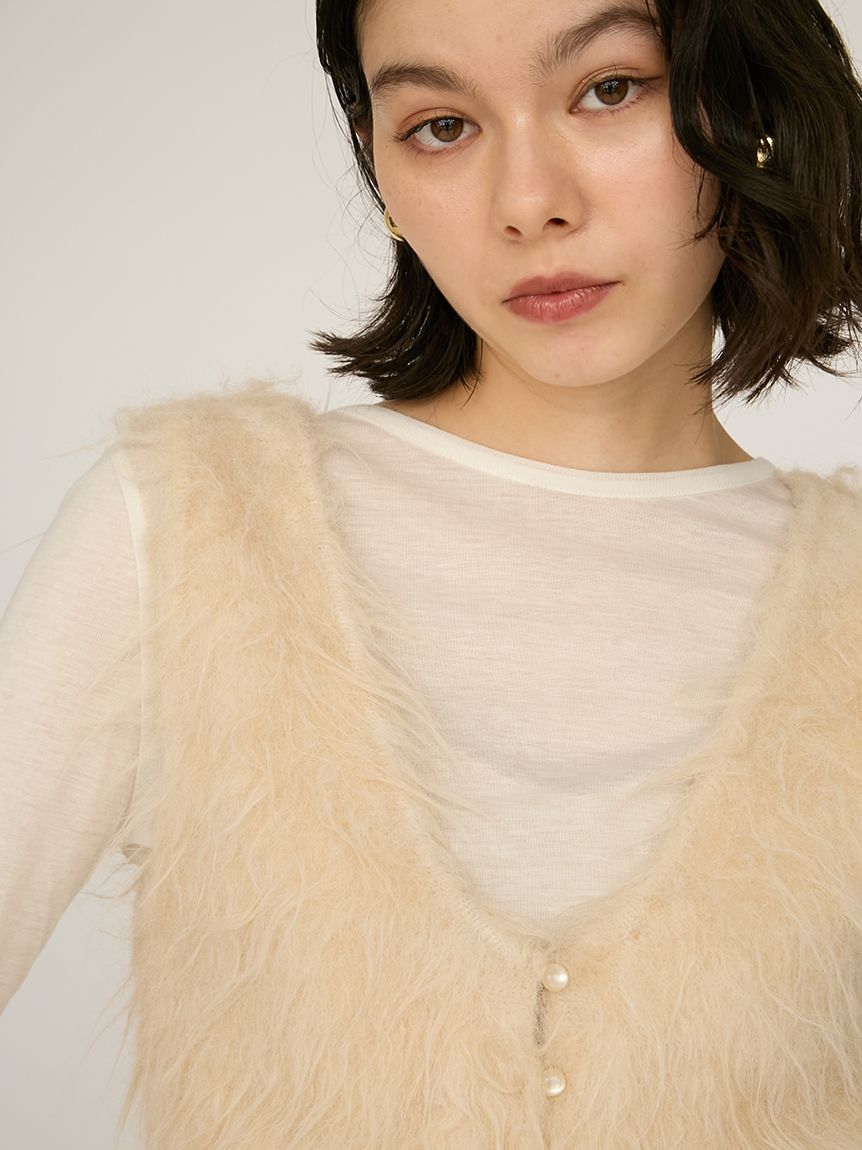 2wayシャギーニットビスチェ(ビスチェ)｜トップス｜emmi（エミ