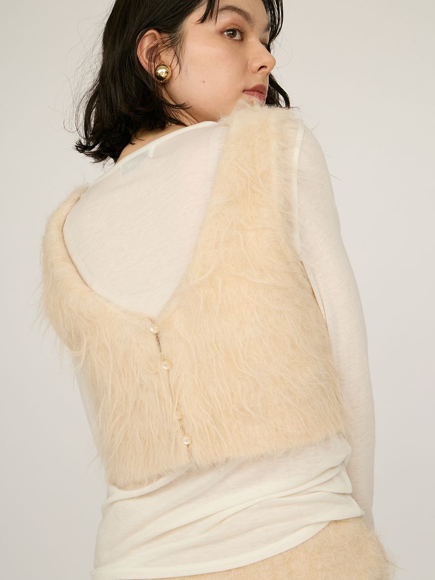 2wayシャギーニットビスチェ(ビスチェ)｜トップス｜emmi（エミ）の通販