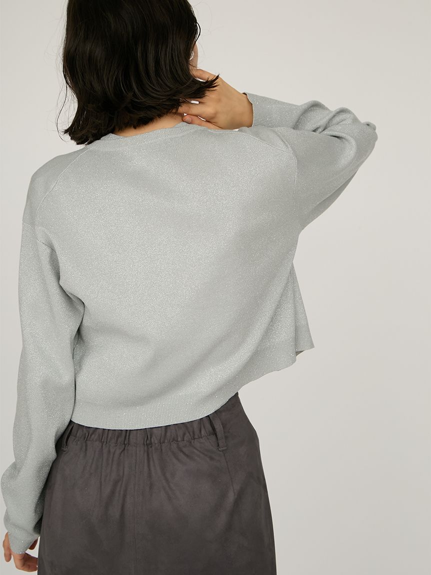 emmi◆トップス/ワイドベルトレイヤードニットプル/FREE/レーヨン/BLK/13WNT175015 emmi（エミ）の「【emmi atelier】ワイドベルトレイヤードニット