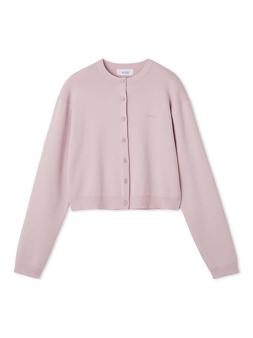 emmi◆ニット・セーター(厚手)/FREE/ポリエステル/GRY/13WNT245056 emmiロゴアンサンブルニットトップス(ニット)｜トップス｜emmi