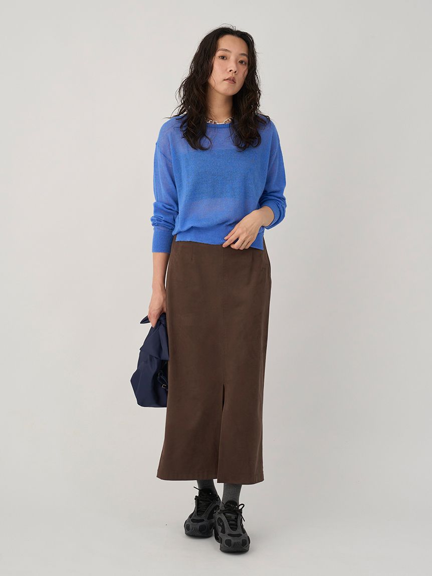 シアーニットトップス(ニット)｜トップス｜emmi（エミ）の通販サイト