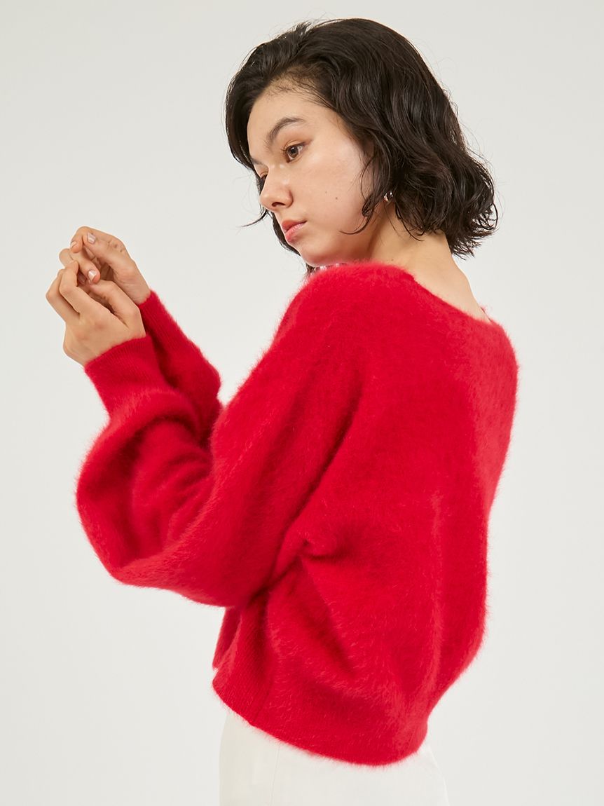 フォックスカシミヤ2wayニットトップス(ニット)｜トップス｜emmi（エミ