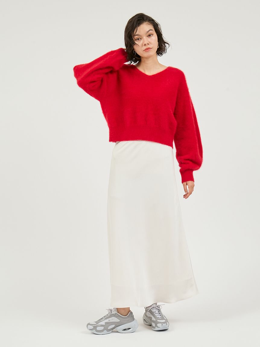 フォックスカシミヤ2wayニットトップス(ニット)｜トップス｜emmi（エミ