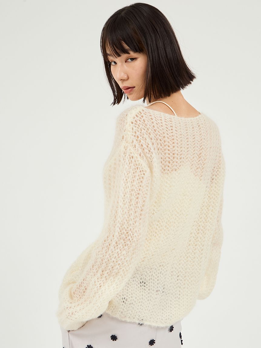 ルーズモヘアニットトップス(ニット)｜トップス｜emmi（エミ）の通販