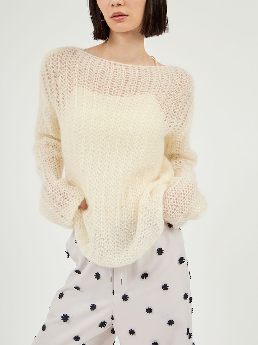 ルーズモヘアニットトップス(ニット)｜トップス｜emmi（エミ）の通販