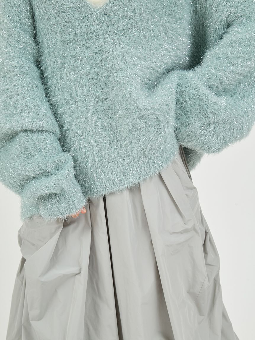 フェザーラメニットプルオーバー(ニット)｜トップス｜emmi（エミ）の