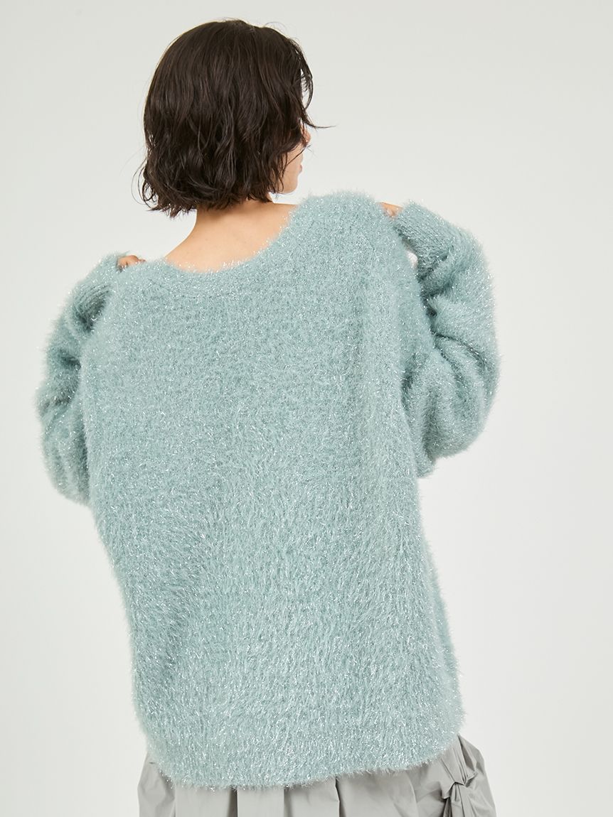 フェザーラメニットプルオーバー(ニット)｜トップス｜emmi（エミ）の